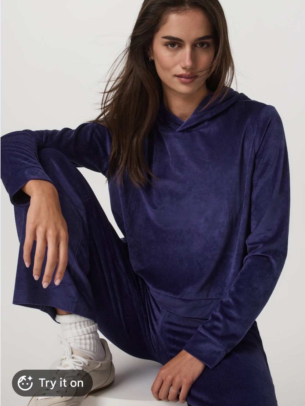 Vuori Haven Hoodie in Stellar Sky NWOT